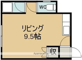 ハイツベアー【1階】の間取り